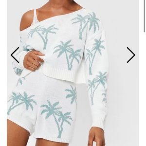 Palm Tree Knit Set